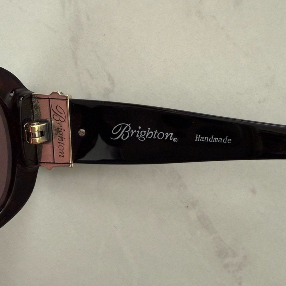 Brighton Black Sunglasses with Colorful Floral Case - Picture 4 of 14